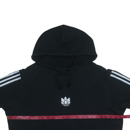 Womens UK Size 10 adidas Black Pullover Hoodie