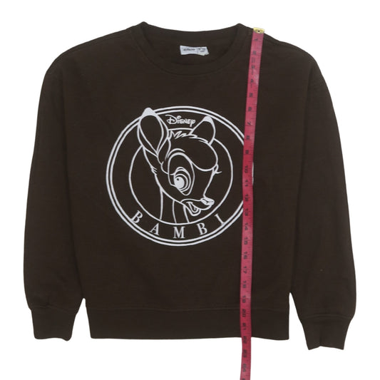 Womens UK Size XS Disney Brown Pullover Sweatshirt
