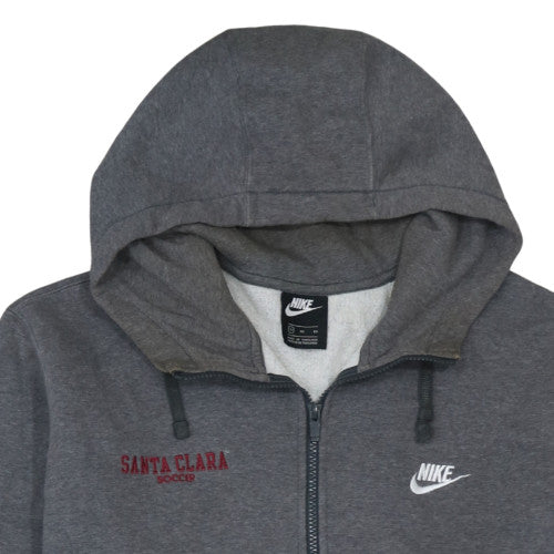 Mens UK Size XL Nike Grey Full Zip Hoodie