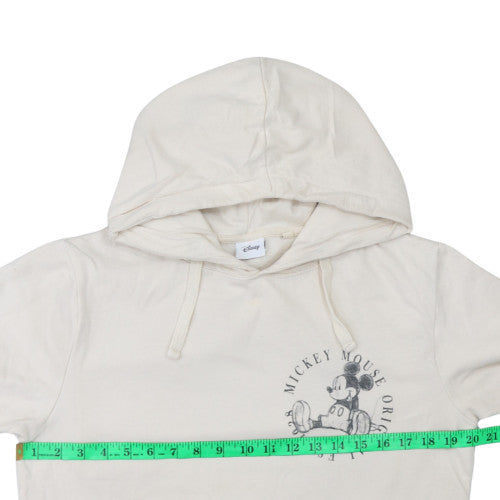Womens UK Size 10 Disney Beige Pullover Hoodie