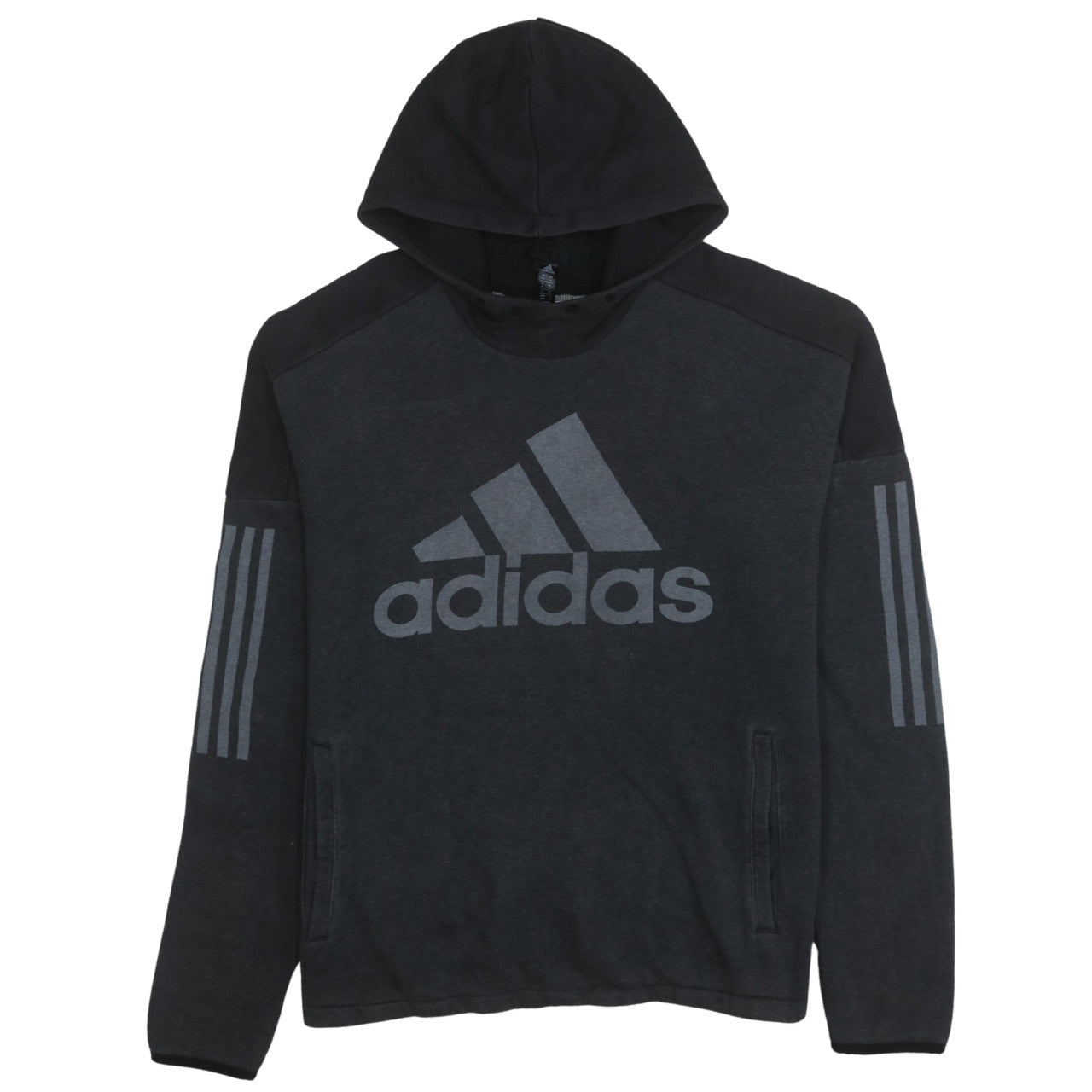 Mens UK Size M adidas Black Pullover Hoodie