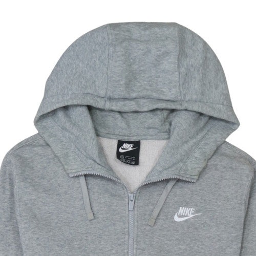 Mens UK Size XS Nike Grey Full Zip Hoodie