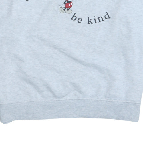 Womens UK Size L Disney Grey Pullover Sweatshirt
