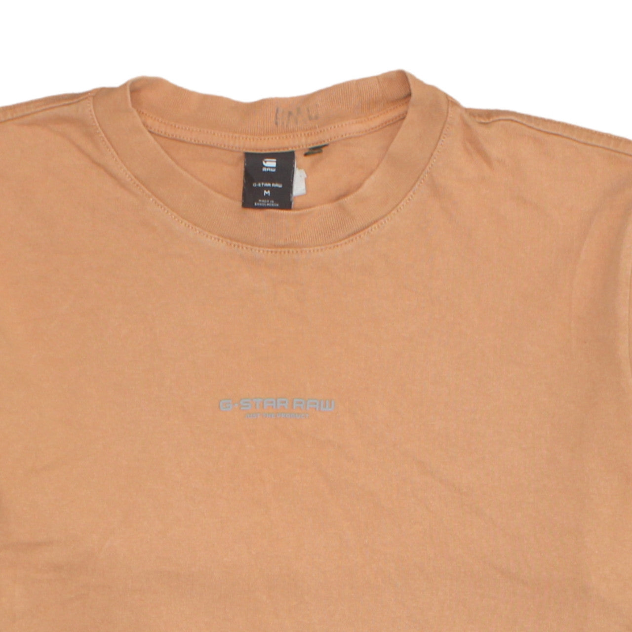 Additional view of G-Star RAW Men's Beige Cotton Crew Neck Short Sleeve T-Shirt M