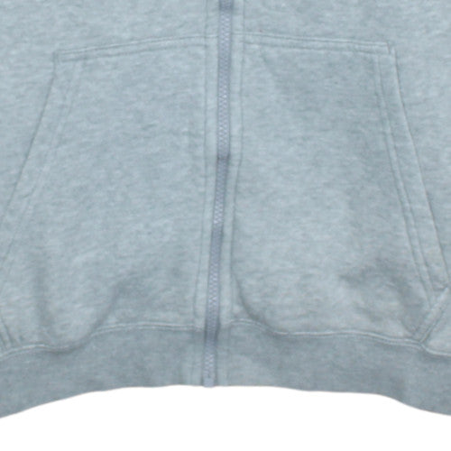 Womens UK Size M Nike Grey Full Zip Hoodie