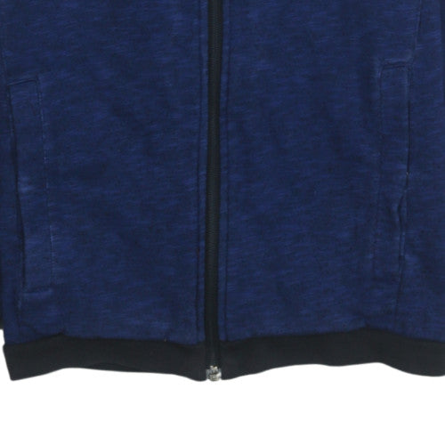 Mens UK Size S adidas Blue Full Zip Hoodie