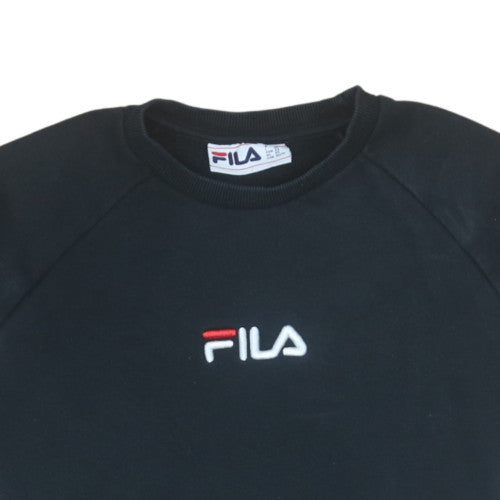 Mens UK Size XS FILA Black Pullover Sweatshirt