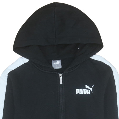 Mens UK Size S Puma Black Full Zip Hoodie