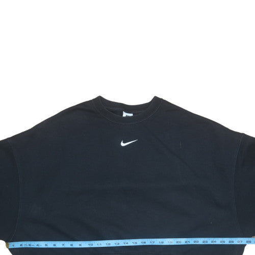 Womens UK Size M Nike Black Pullover Sweatshirt