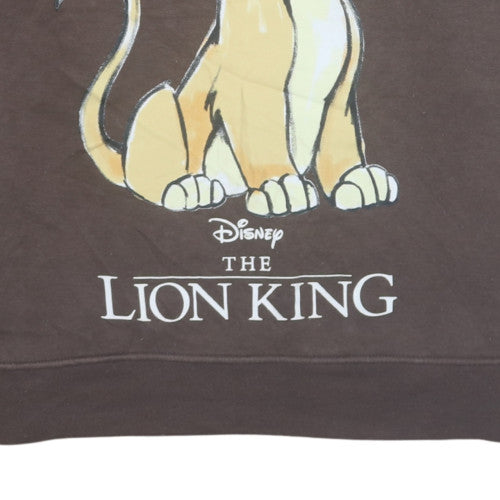 Womens UK Size S Disney Brown Pullover Sweatshirt