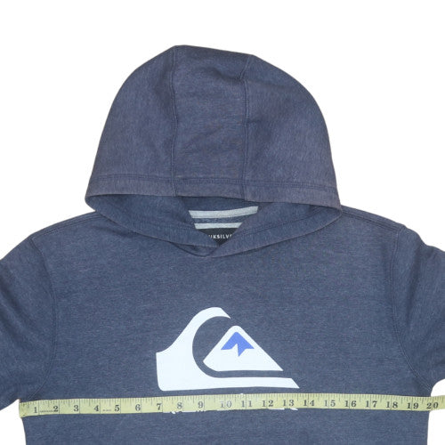 Womens UK Size L Quiksilver Blue Pullover Hoodie