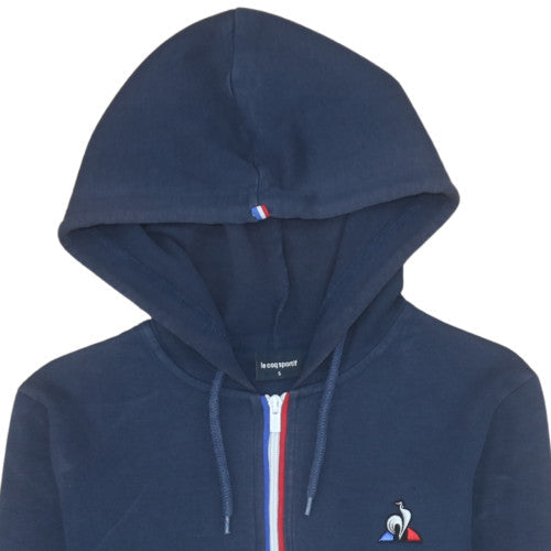 Mens UK Size S Le Coq Sportif Blue Full Zip Hoodie
