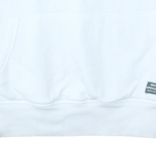 Womens UK Size M Superdry White Pullover Hoodie