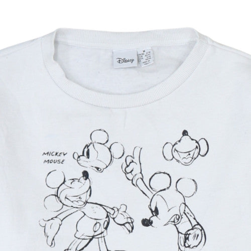 Womens UK Size M Disney White Pullover Sweatshirt