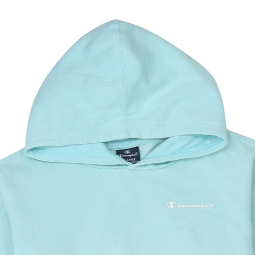 Additional view of Champion girls’ blue pullover hoodie 13-14 years regular fit cotton blend