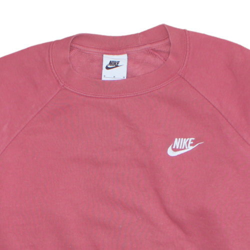 Womens UK Size M Nike Pink Pullover Sweatshirt