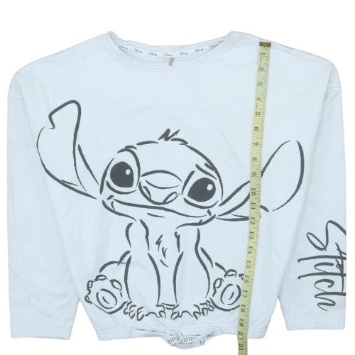 Womens UK Size 8-10 George White Pullover Sweatshirt