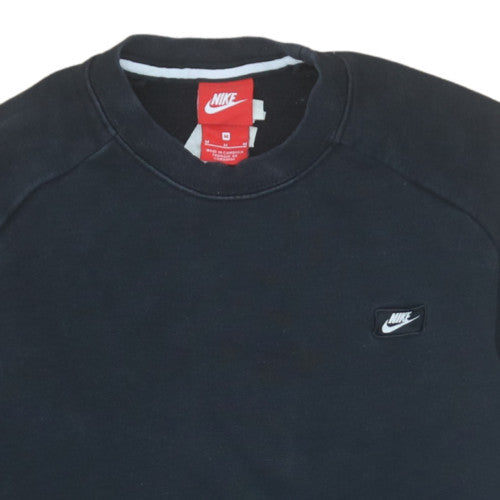 Mens UK Size M Nike Black Pullover Sweatshirt