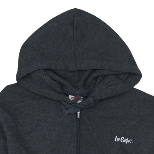 Mens UK Size M Lee Cooper Black Full Zip Hoodie
