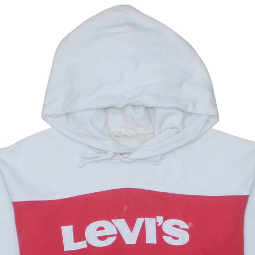 Mens UK Size M Levi's Multicoloured Pullover Hoodie