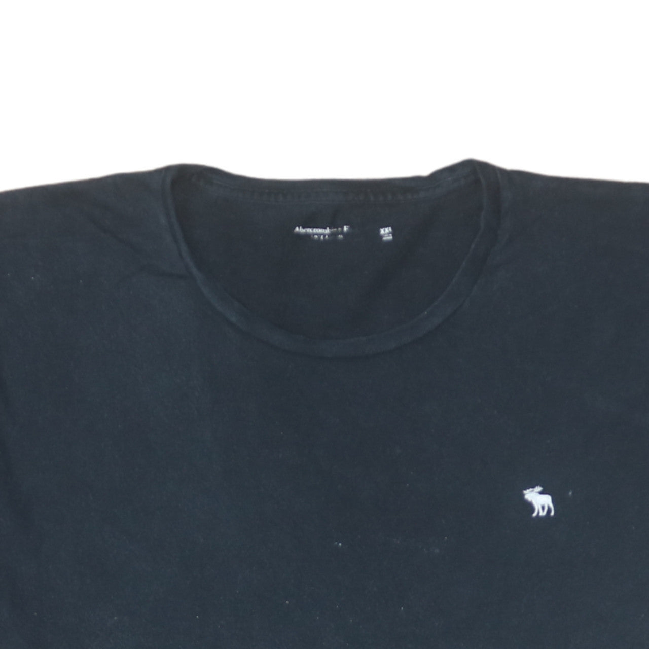 Abercrombie & Fitch Men's Black 2XL Short Sleeve Cotton T-Shirt