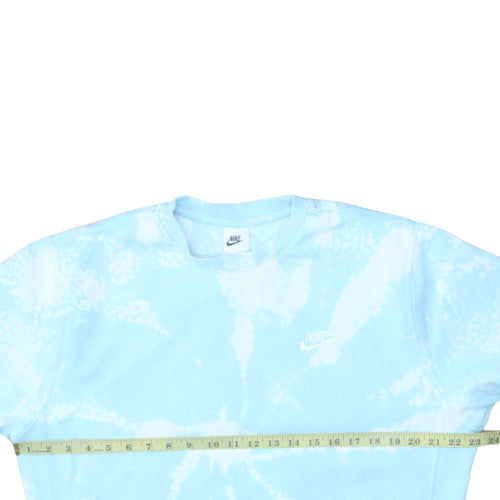 Womens UK Size M Nike Blue Pullover Sweatshirt