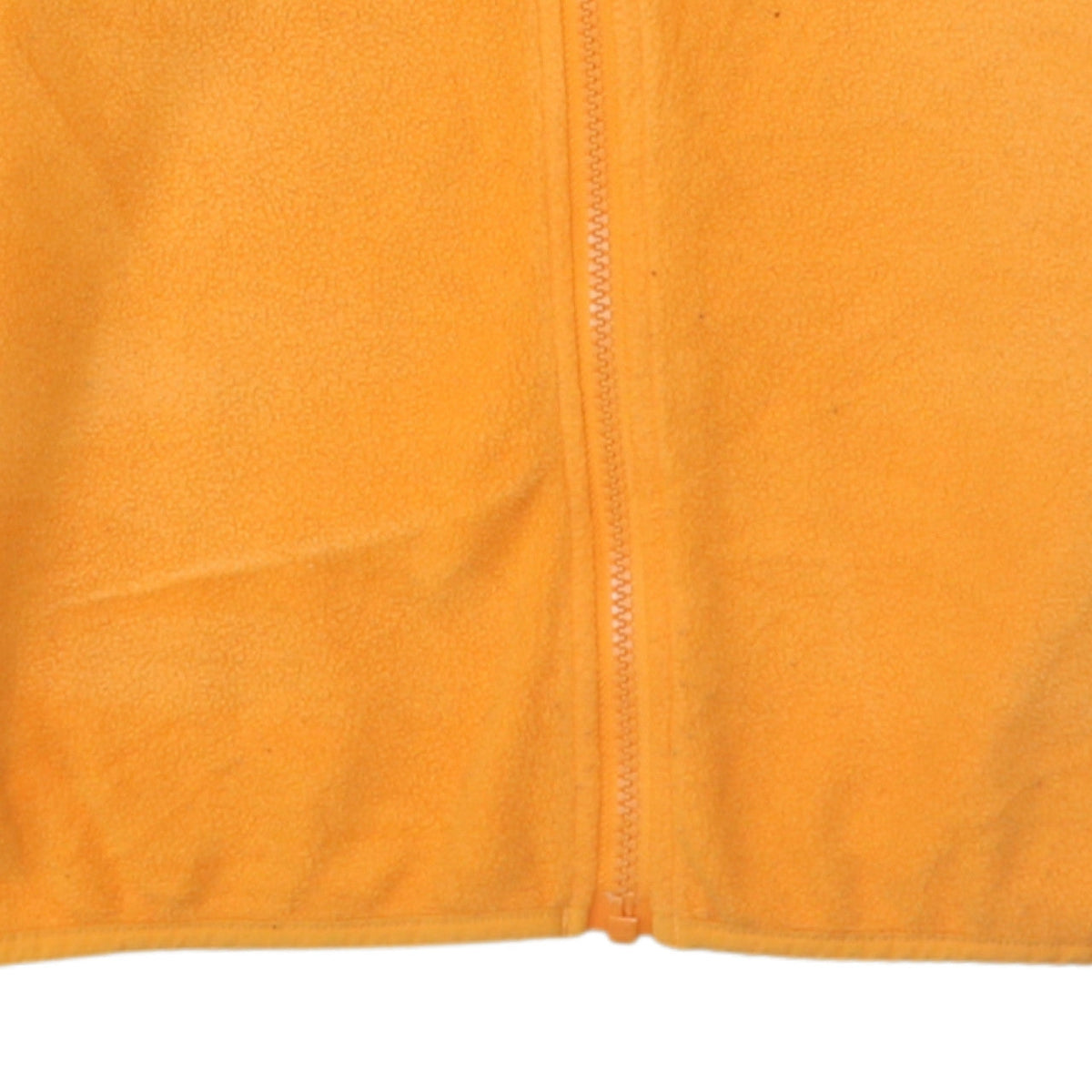 Additional view of The North Face boys’ orange fleece full zip jacket, size 10-11, years