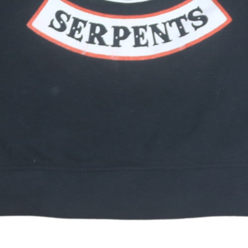 Womens UK Size 14 New Look Black Pullover Sweatshirt
