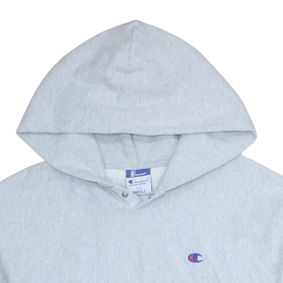Mens UK Size S Champion Grey Pullover Hoodie