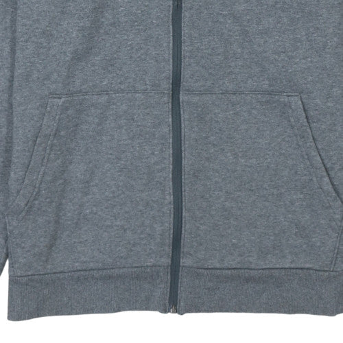 Mens UK Size M Under armour Grey Full Zip Hoodie