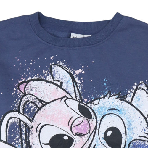 Womens UK Size S Disney Blue Pullover Sweatshirt