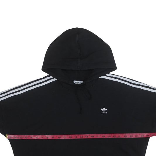 Womens UK Size 12 Adidas Black Pullover Hoodie