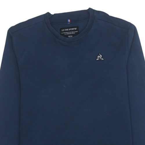 Mens UK Size XL Le Coq Sportif Blue Pullover Sweatshirt