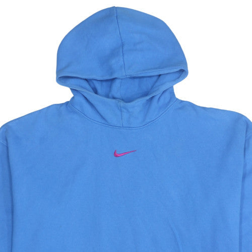 Womens UK Size M Nike Blue Pullover Hoodie