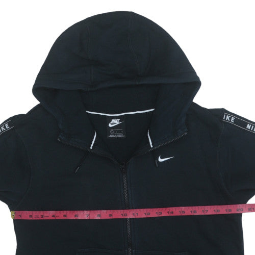 Womens UK Size L Nike Black Full Zip Hoodie