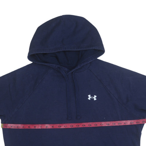 Mens UK Size L Under armour Blue Pullover Hoodie