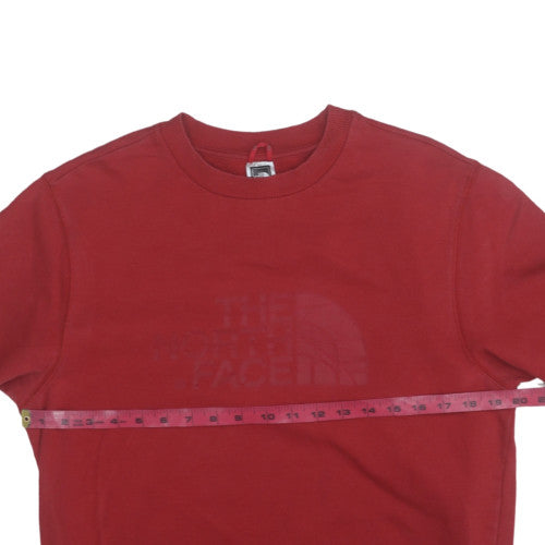 Mens UK Size S The North Face Red Pullover Sweatshirt