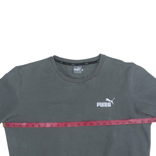 Mens UK Size M PUMA Grey Pullover Sweatshirt