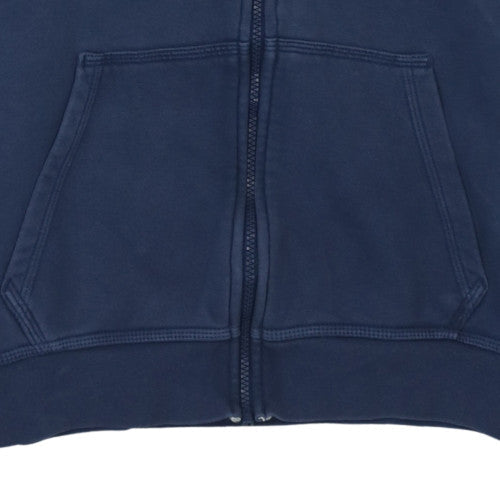 Mens UK Size M Nike Blue Full Zip Hoodie