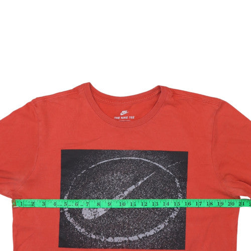 Nike Men's Red Graphic Athletic Fit T-Shirt Size L