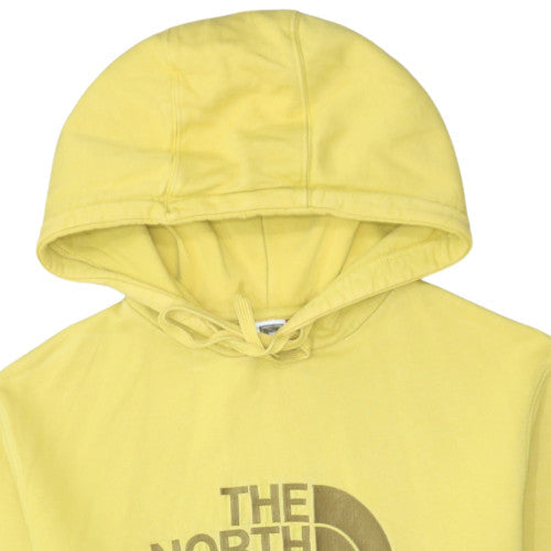 Mens UK Size L The North Face Yellow Pullover Hoodie