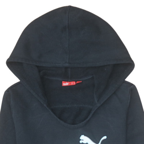 Womens UK Size 10 PUMA Black Pullover Hoodie