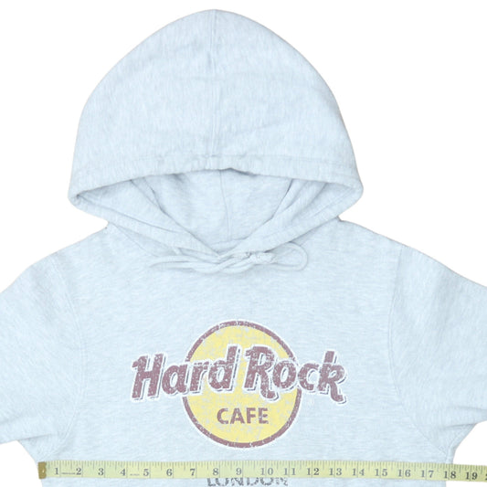 Womens UK Size S Hard Rock Cafe Grey Pullover Hoodie