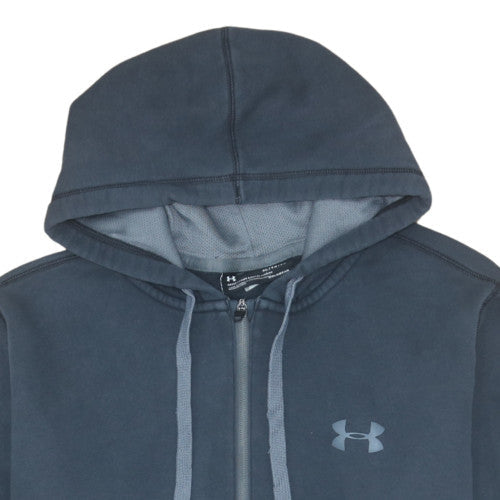 Mens UK Size XL Under armour Blue Full Zip Hoodie