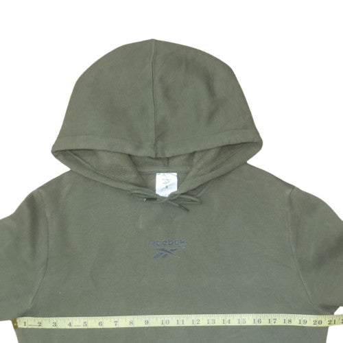 Mens UK Size S Reebok Green Pullover Hoodie