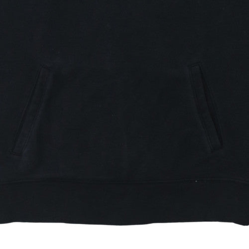 Mens UK Size M FILA Black Pullover Hoodie