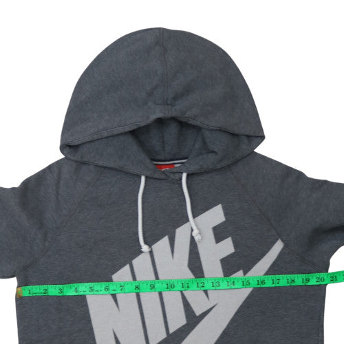 Womens UK Size M Nike Grey Pullover Hoodie