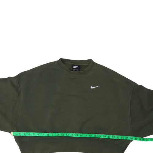 Womens UK Size S Nike Green Pullover Sweatshirt