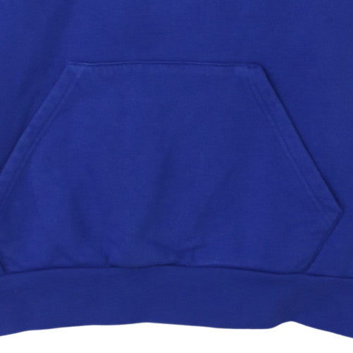 Additional view of Adidas boys’ blue pullover hoodie 15-16 years fleece trefoil logo sweatshirt