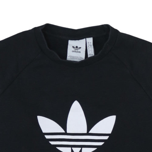 Mens UK Size S adidas Black Pullover Sweatshirt